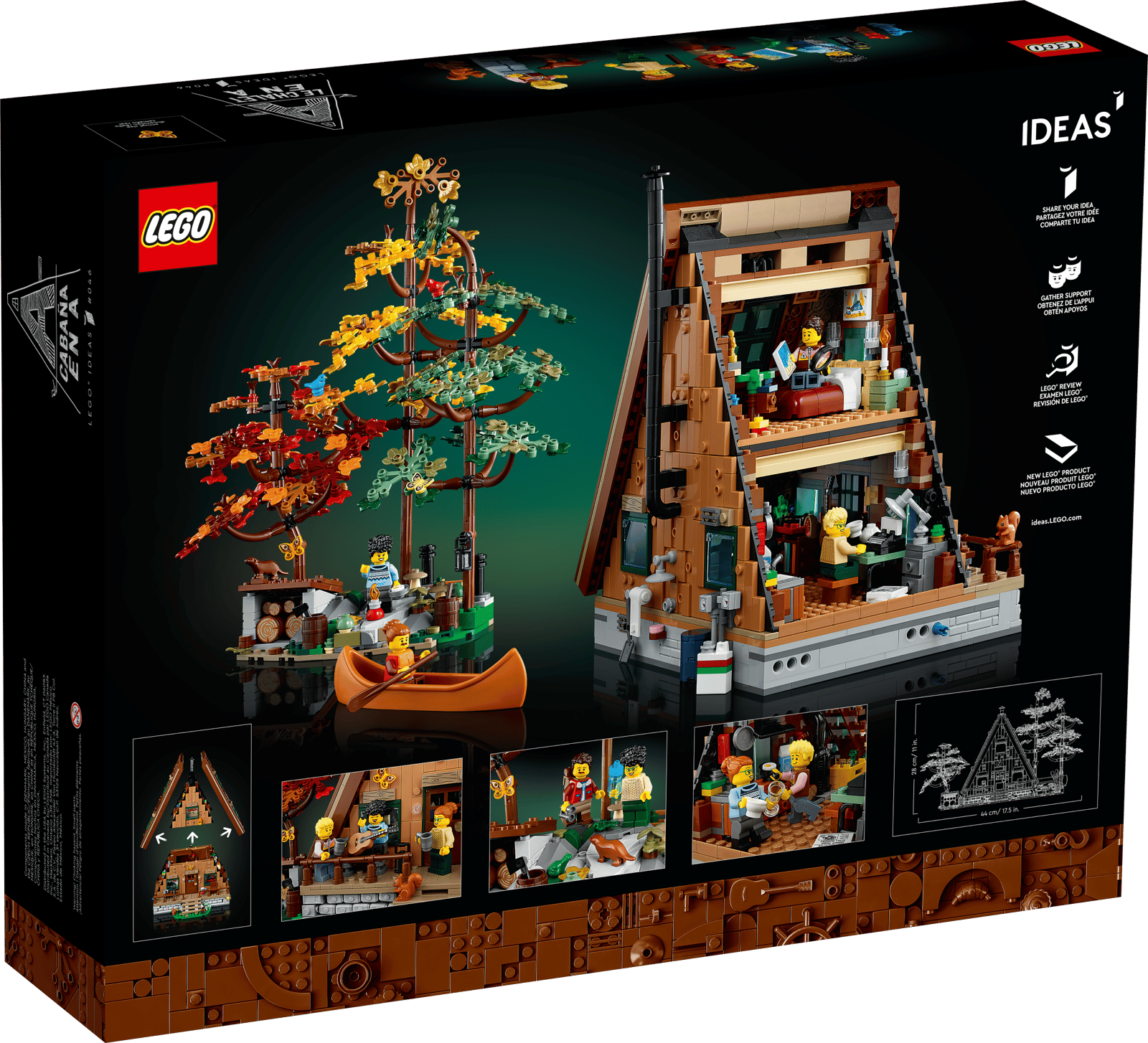 LEGO 21338 A-Frame Cabin