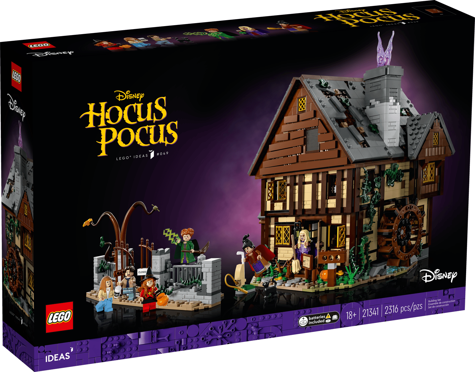 LEGO 21341 Disney Hocus Pocus: The Sanderson Sisters' Cottage