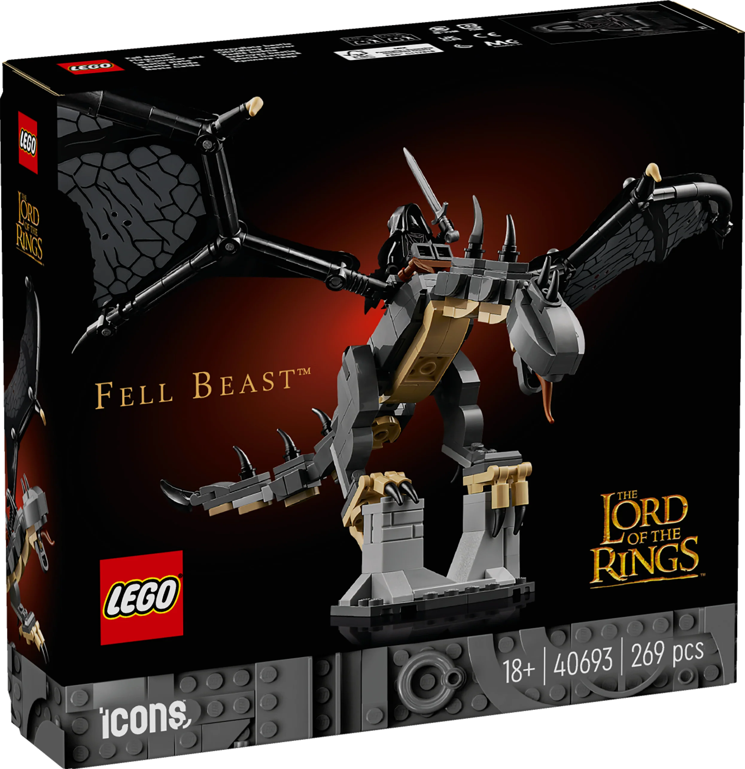 LEGO 40693 The Lord of the Rings: Fell Beast