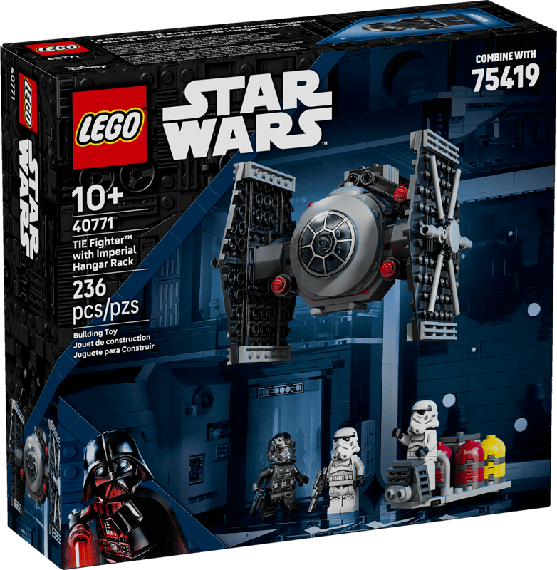 LEGO 40771 TIE Fighter with Imperial Hangar Rack