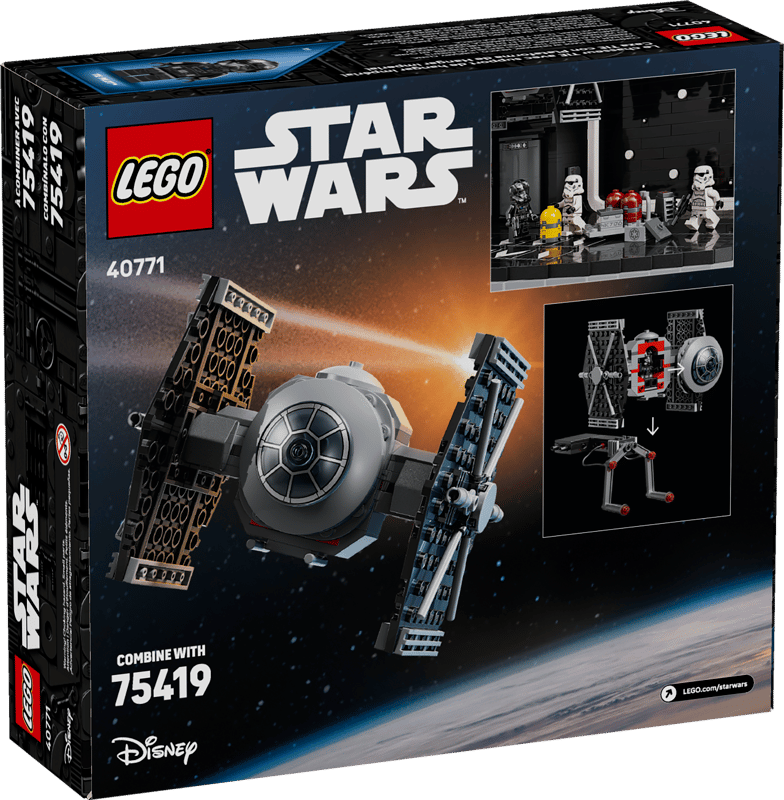 LEGO 40771 TIE Fighter with Imperial Hangar Rack