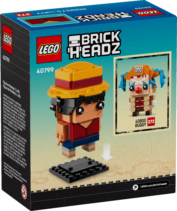 LEGO 40799 Monkey D. Luffy Figure