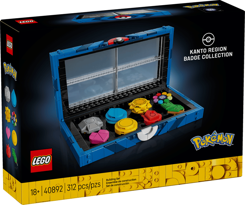 LEGO 40892 Pokemon Kanto Region Badge Collection