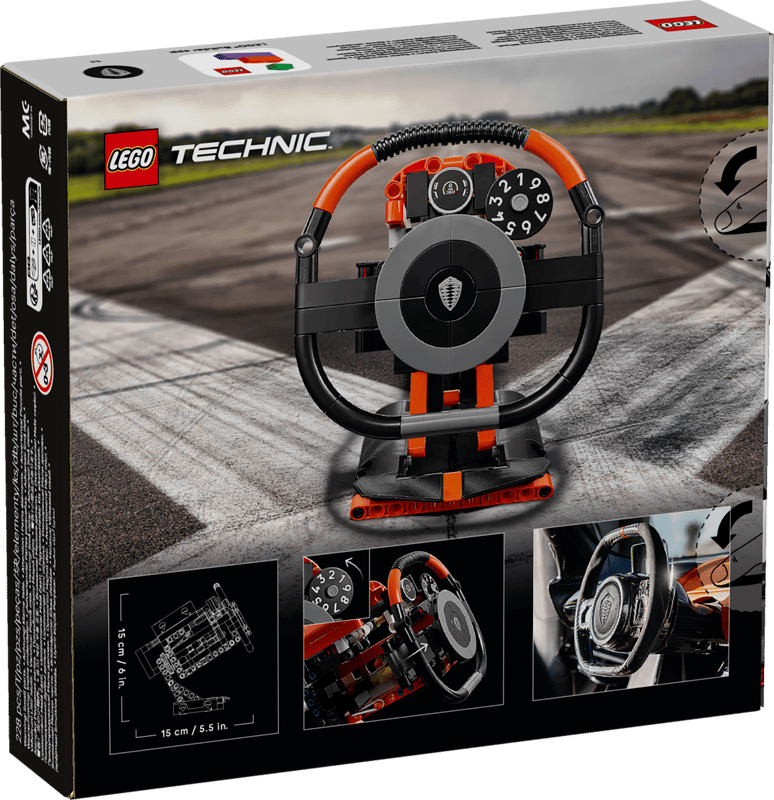 LEGO 40894 Technic Koenigsegg Sadair's Spear Steering Wheel