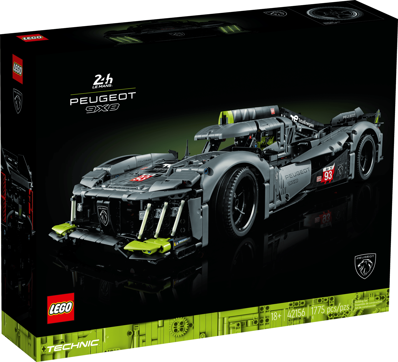 LEGO 42156 PEUGEOT 9X8 24H Le Mans Hybrid Hypercar