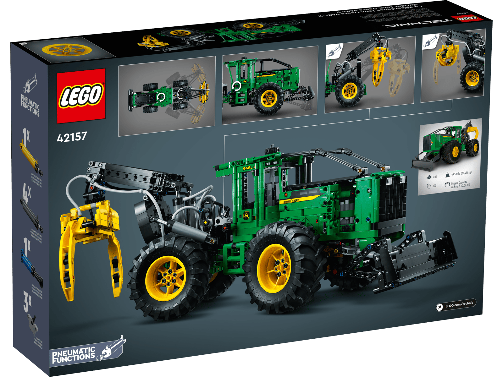 LEGO 42157 John Deere 948L-II Skidder