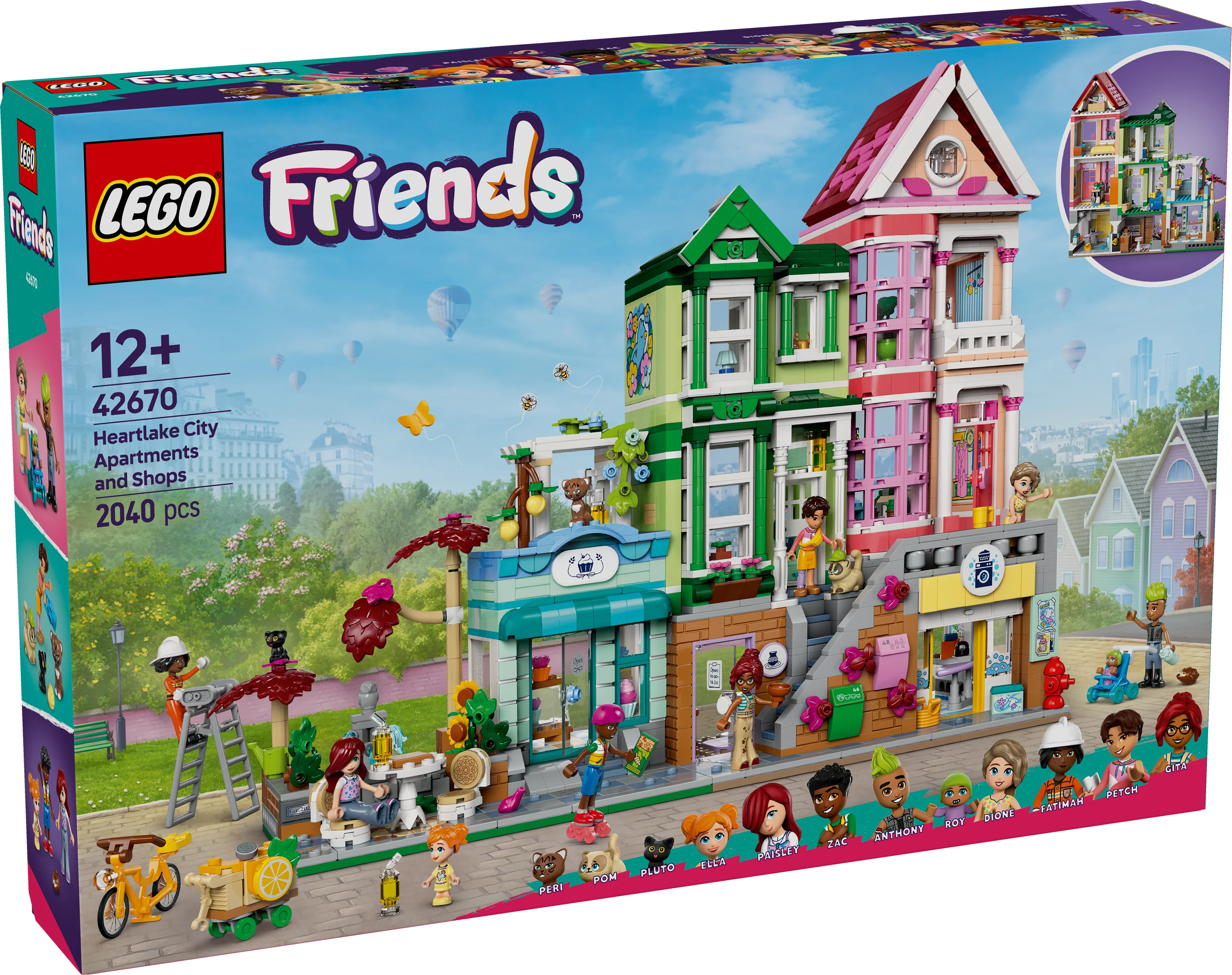 LEGO 42670 Friends Heartlake City Apartments and Stores