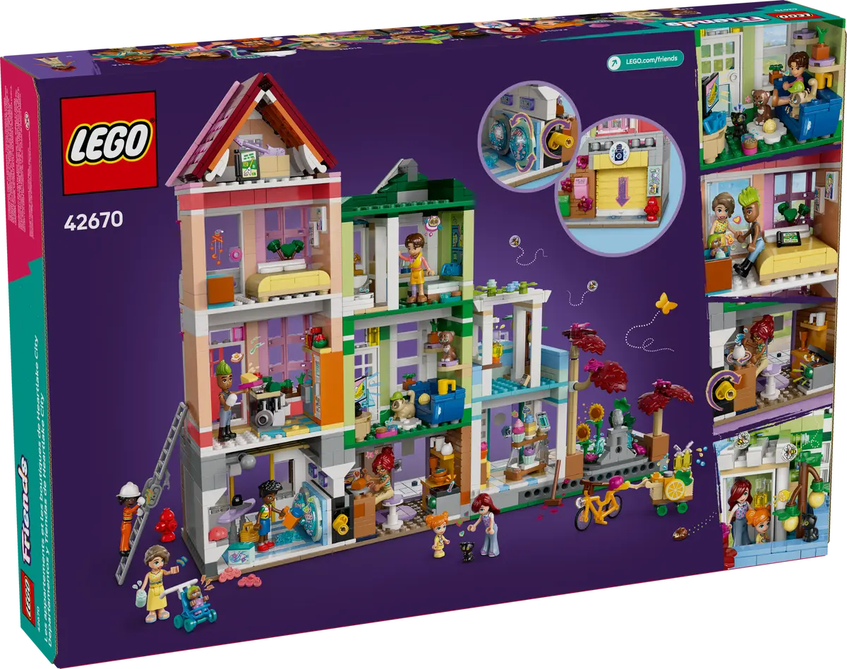 LEGO 42670 Friends Heartlake City Apartments and Stores