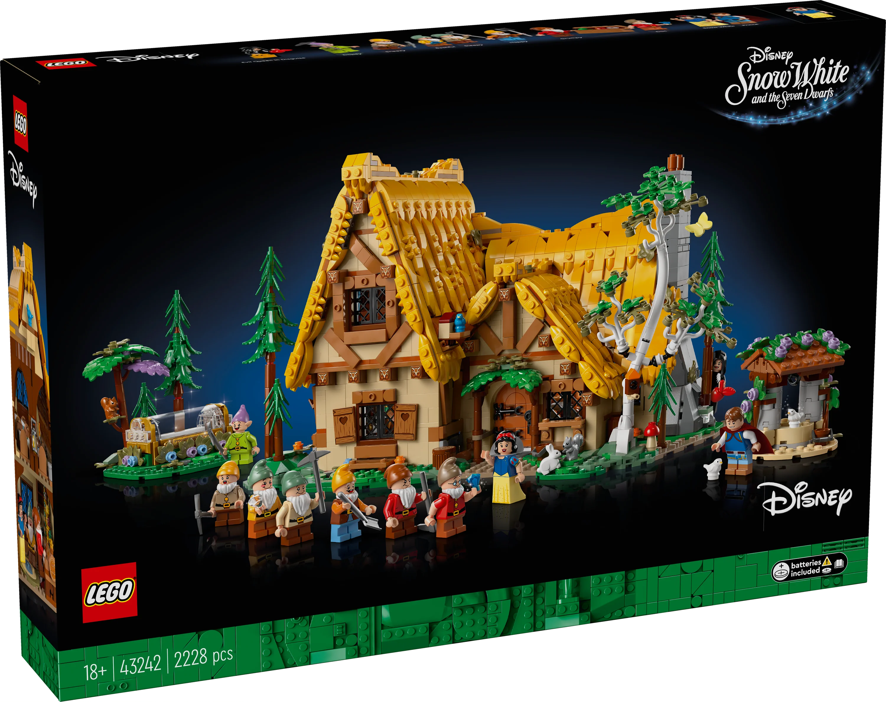 LEGO 43242 Snow White and the Seven Dwarfs' Cottage