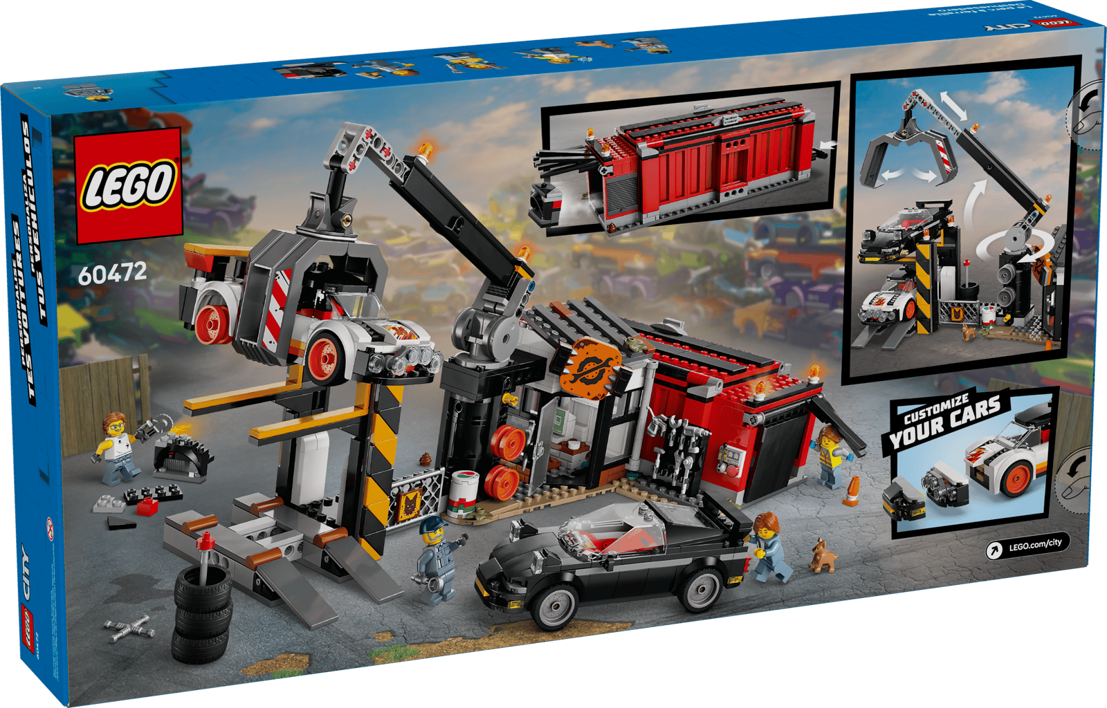 LEGO 60472 Scrapyard with Cars