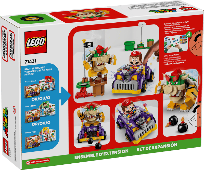 LEGO 71431 Bowser's Muscle Car Expansion Set
