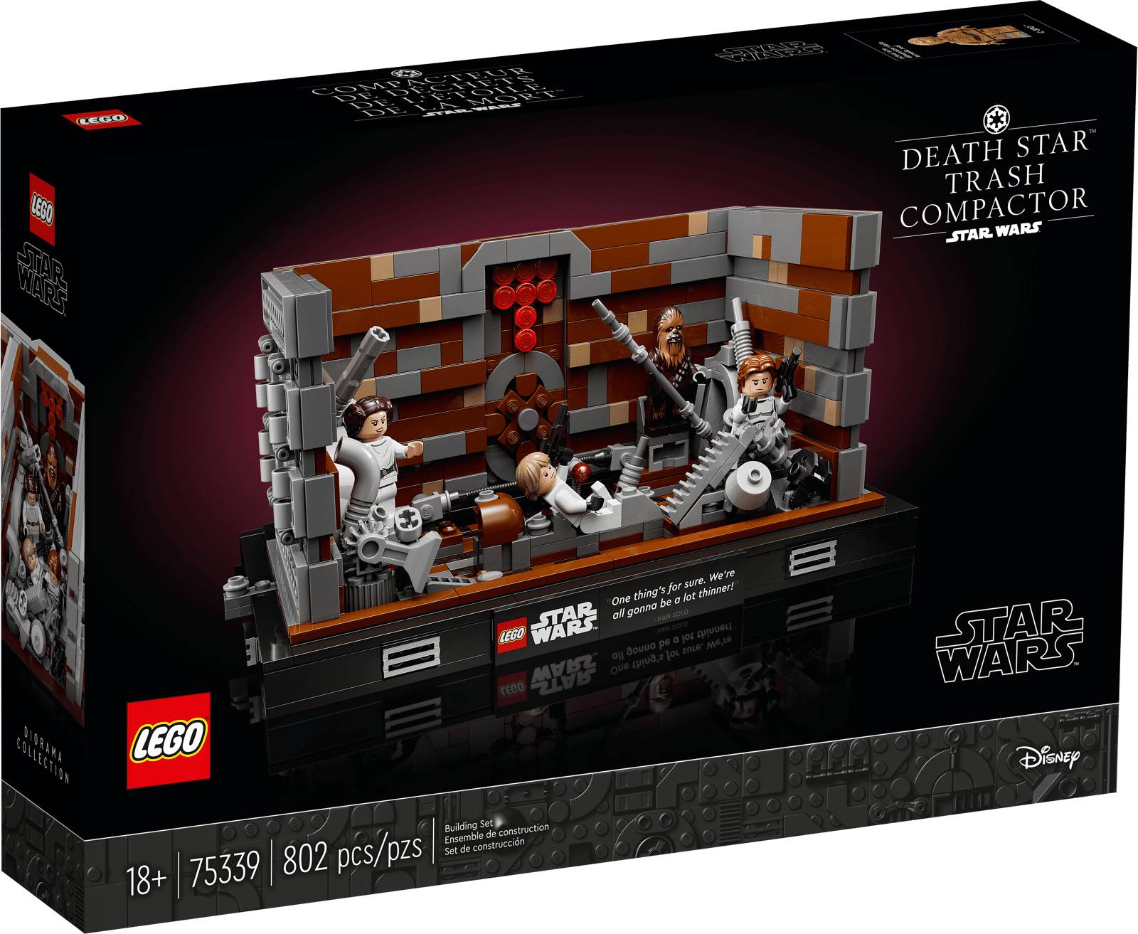 LEGO 75339 Death Star Trash Compactor Diorama