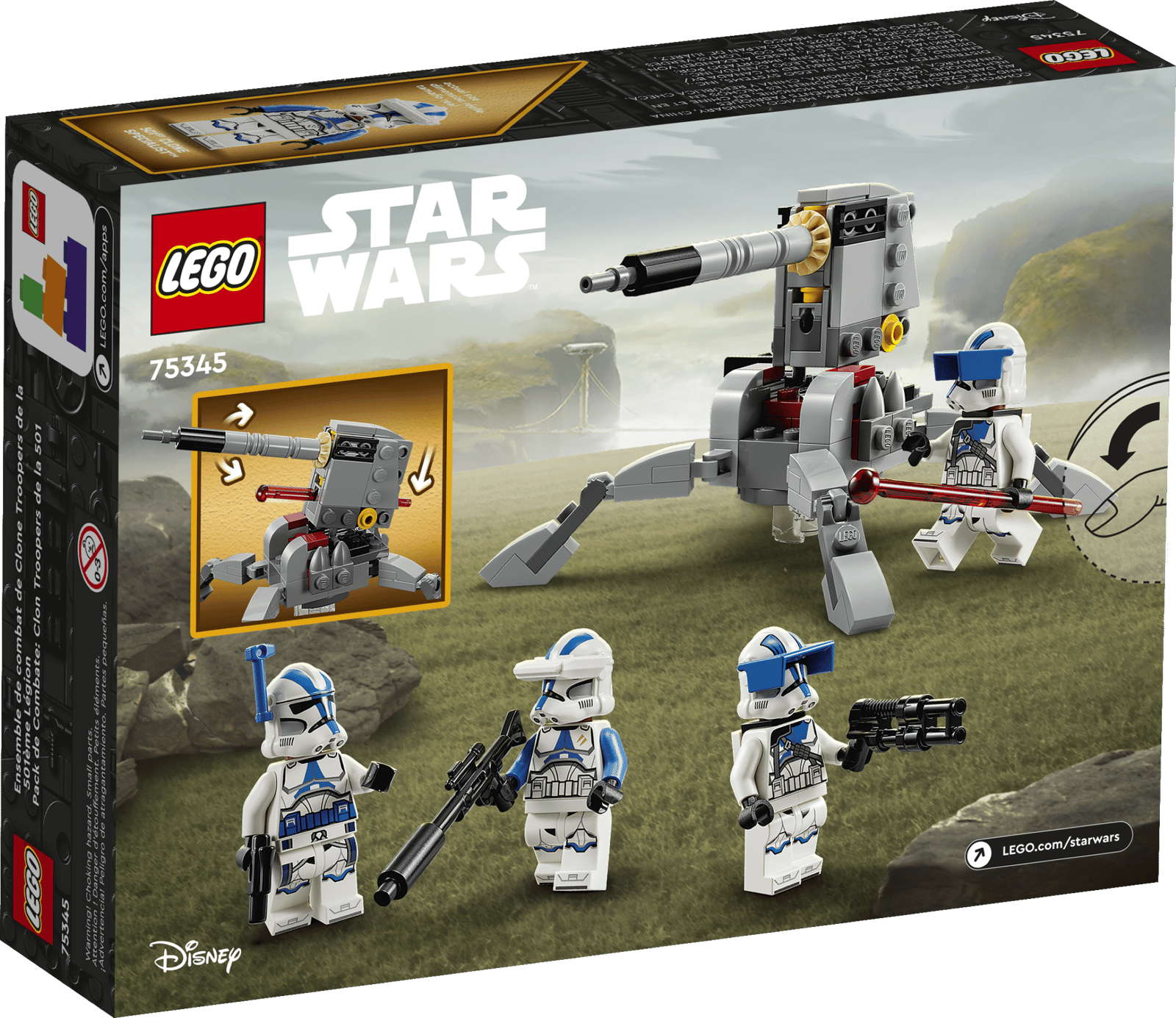 LEGO 75345 501st Clone Troopers Battle Pack
