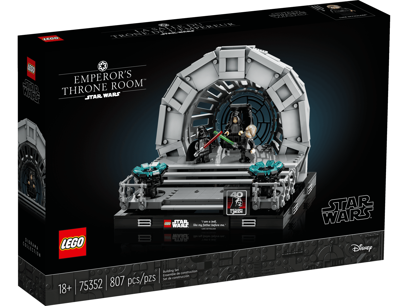 LEGO 75352 Emperor's Throne Room Diorama