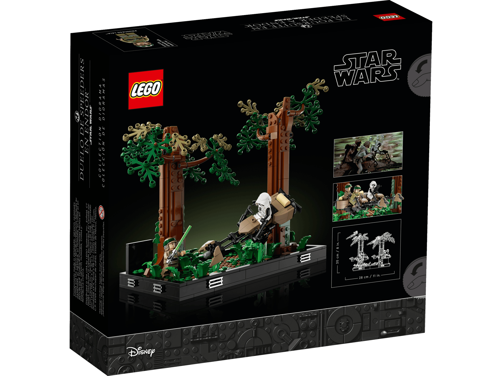 LEGO 75353 Endor Speeder Chase Diorama