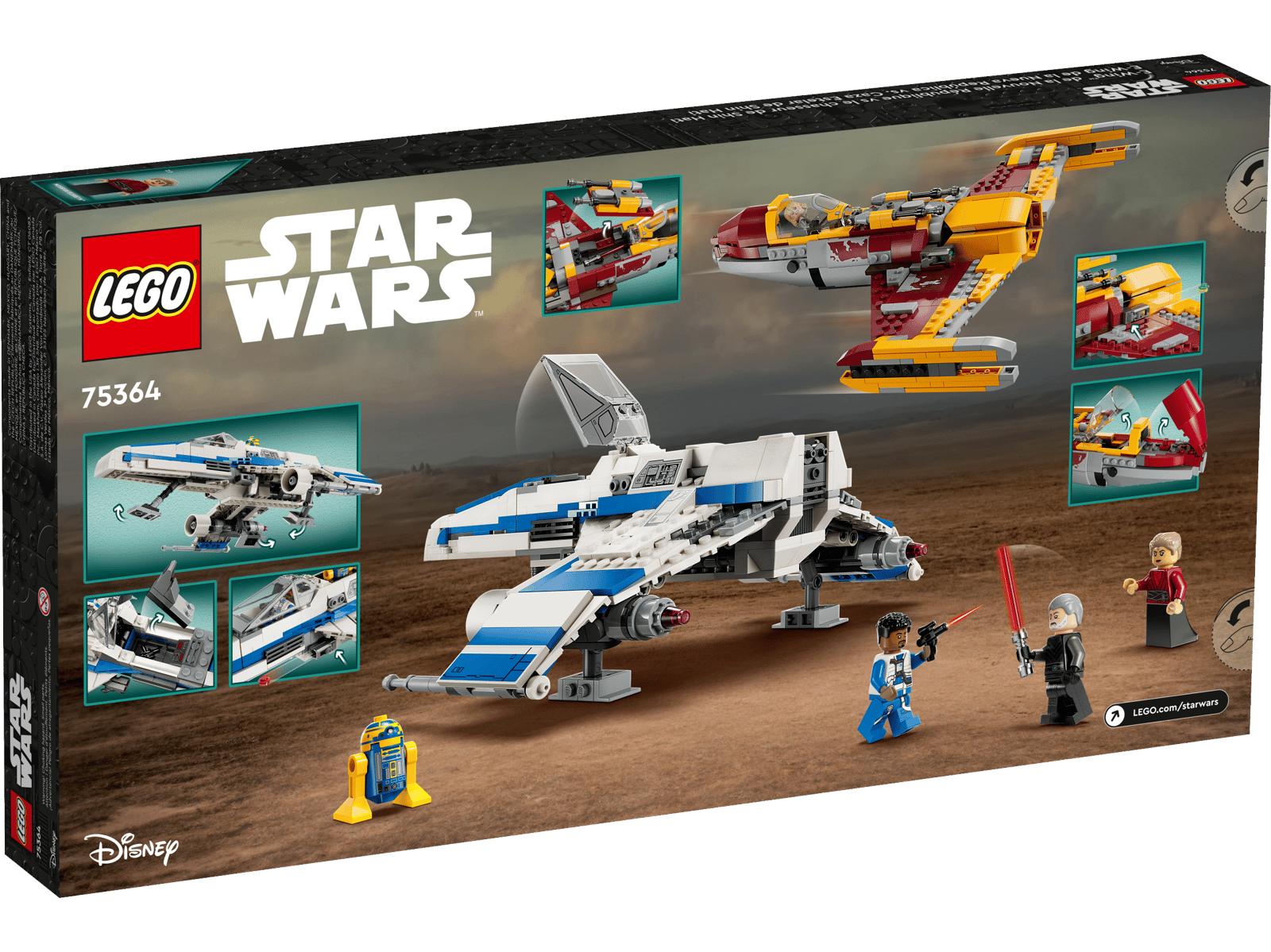 LEGO 75364 New Republic E-Wing vs. Shin Hati’s Starfighter