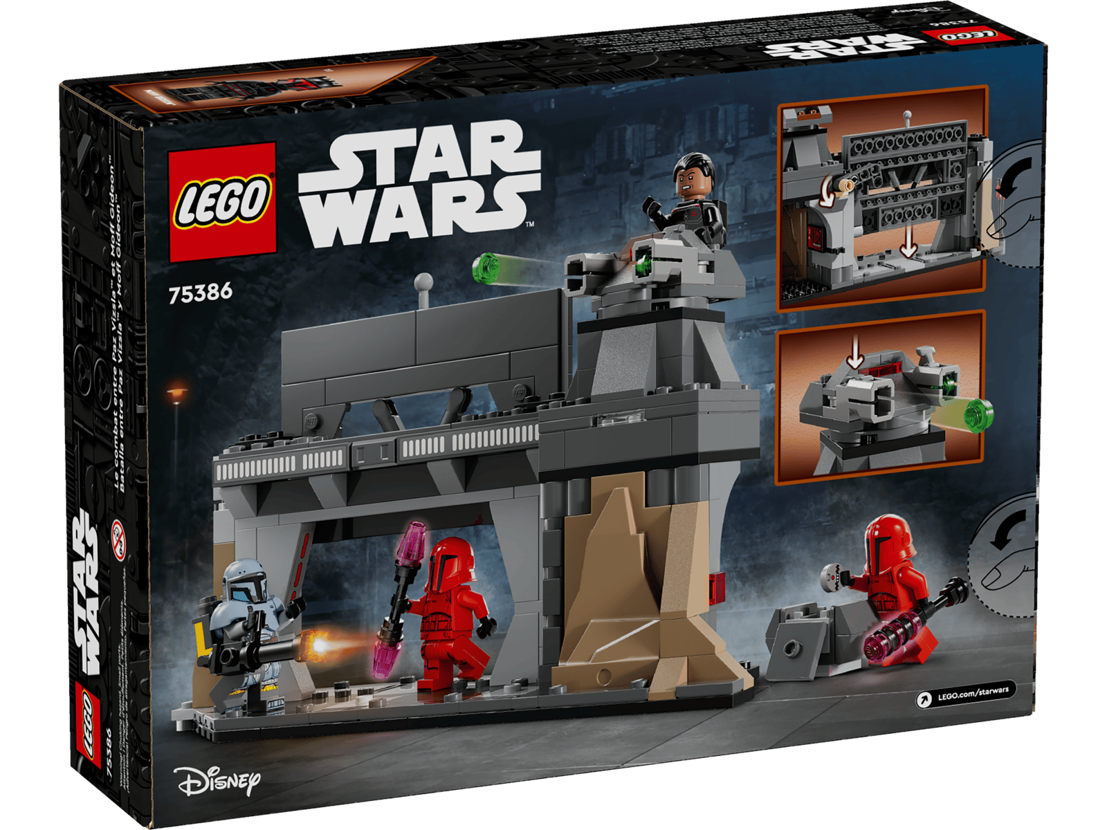 LEGO 75386 Paz Vizsla and Moff Gideon Battle