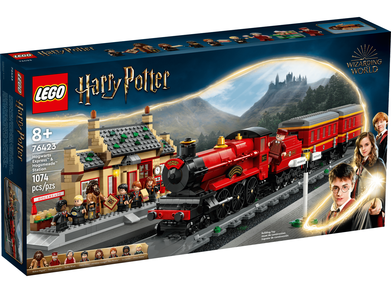 LEGO 76423 Hogwarts Express Train Set with Hogsmeade Station