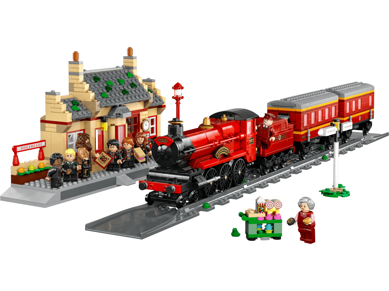 LEGO 76423 Hogwarts Express Train Set with Hogsmeade Station