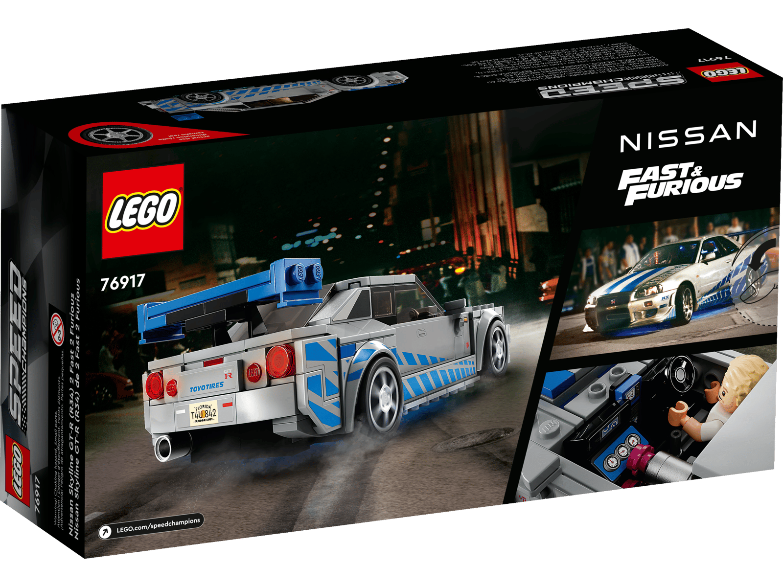 LEGO 76917 2 Fast 2 Furious Nissan Skyline GT-R (R34)