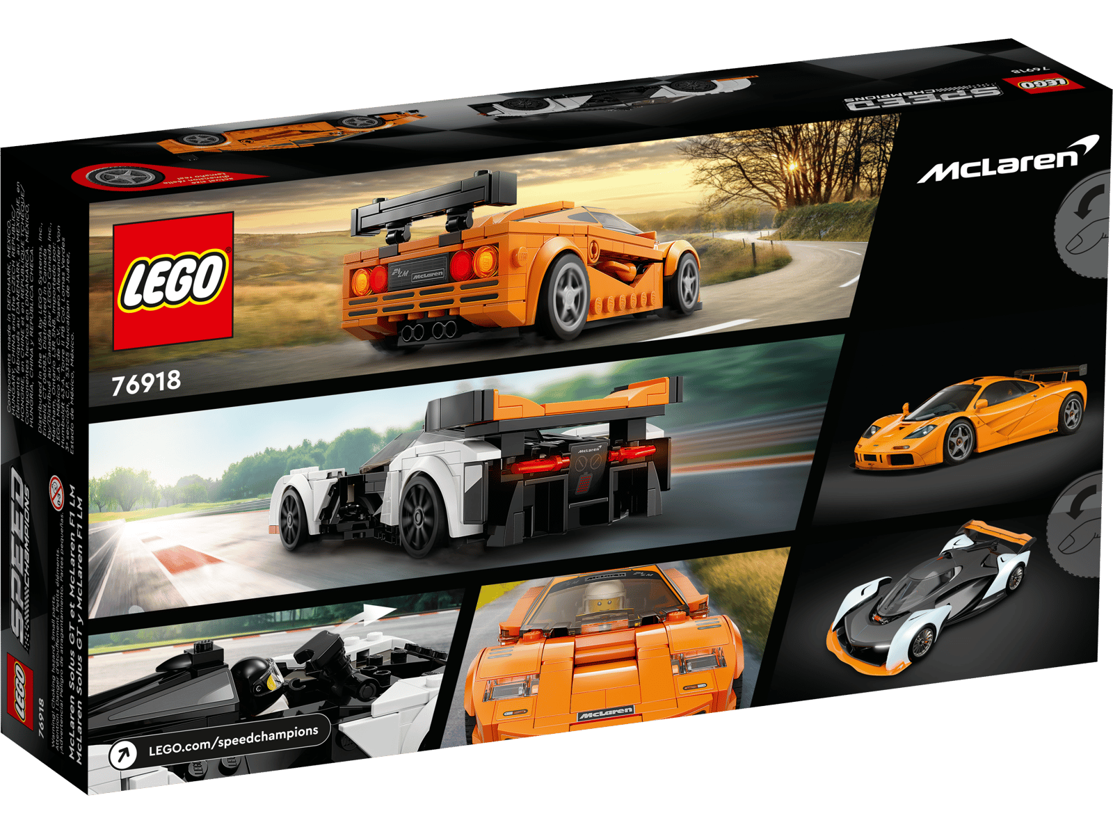 LEGO 76918 McLaren Solus GT & McLaren F1 LM