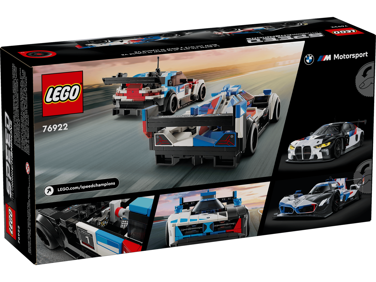 LEGO 76922 BMW M4 GT3 & BMW M Hybrid V8 Race Cars