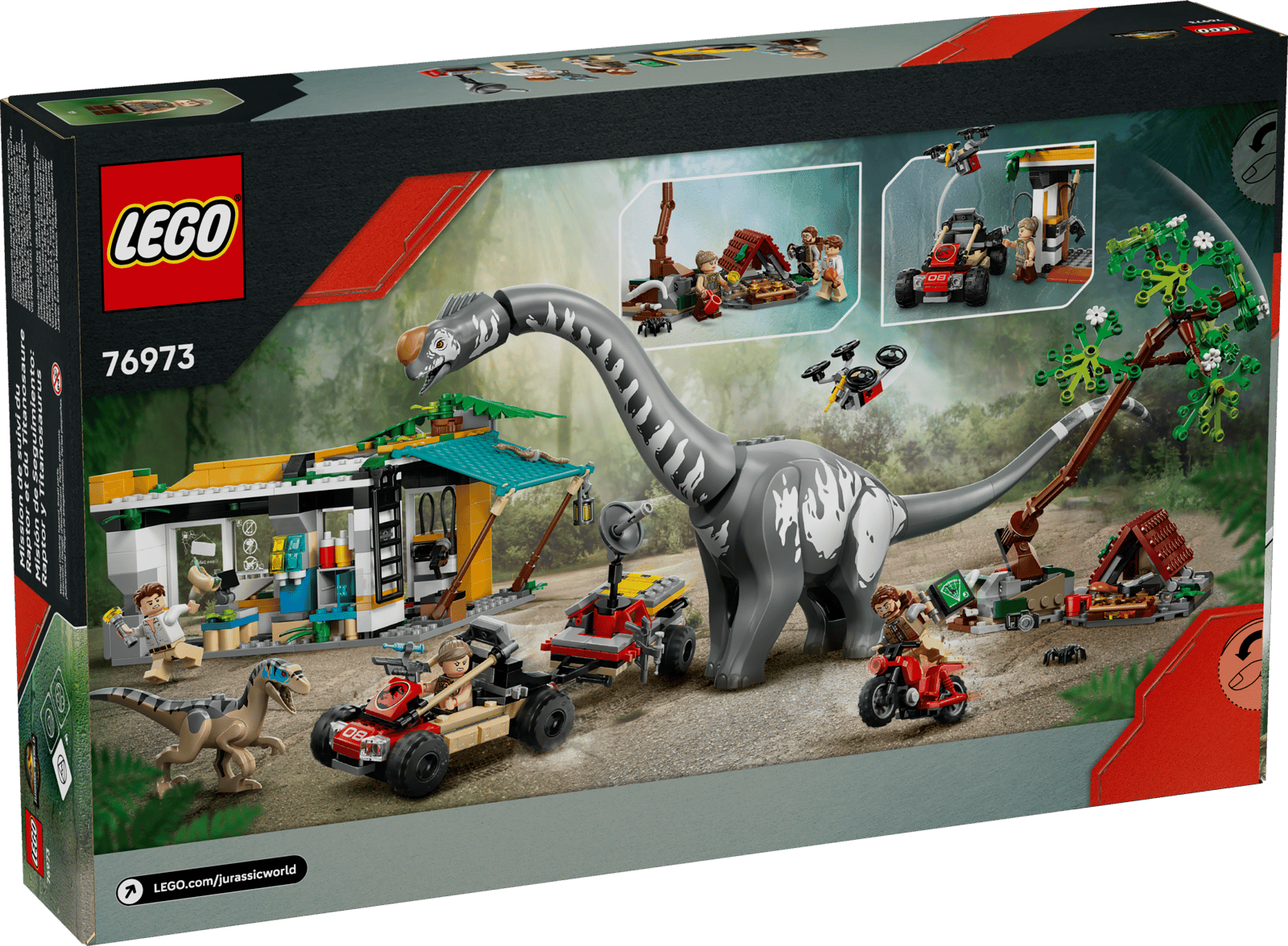 LEGO 76973 Raptor & Titanosaurus Tracking Mission