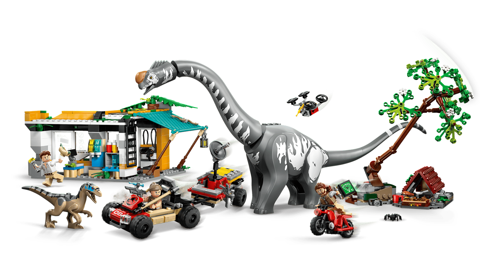 LEGO 76973 Raptor & Titanosaurus Tracking Mission