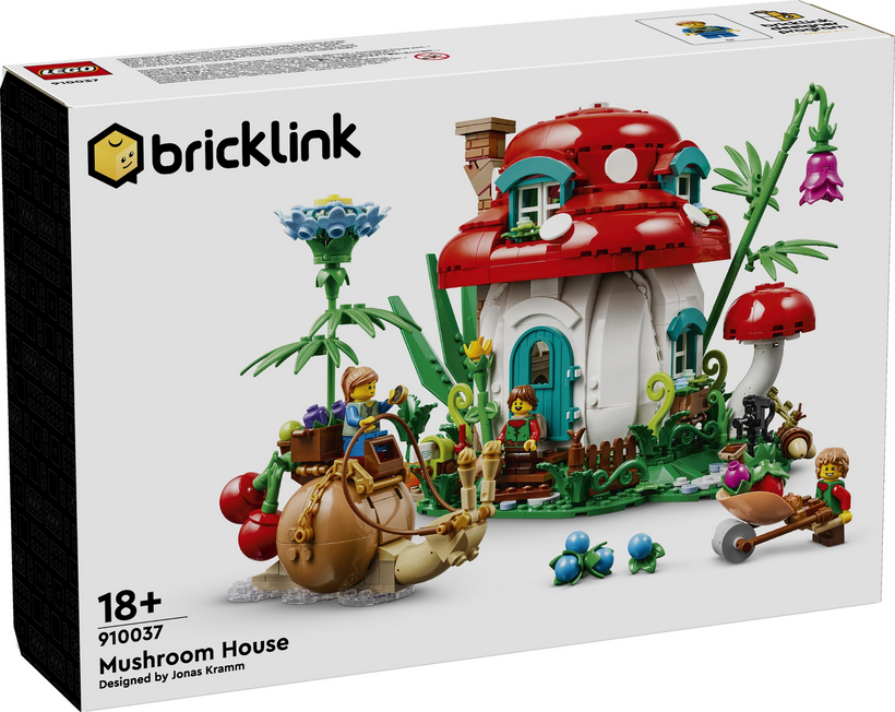BRICKLINK 910037 Mushroom House