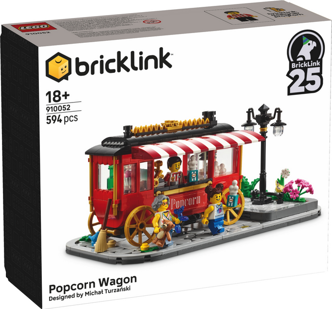 BRICKLINK 910052 Popcorn Wagon