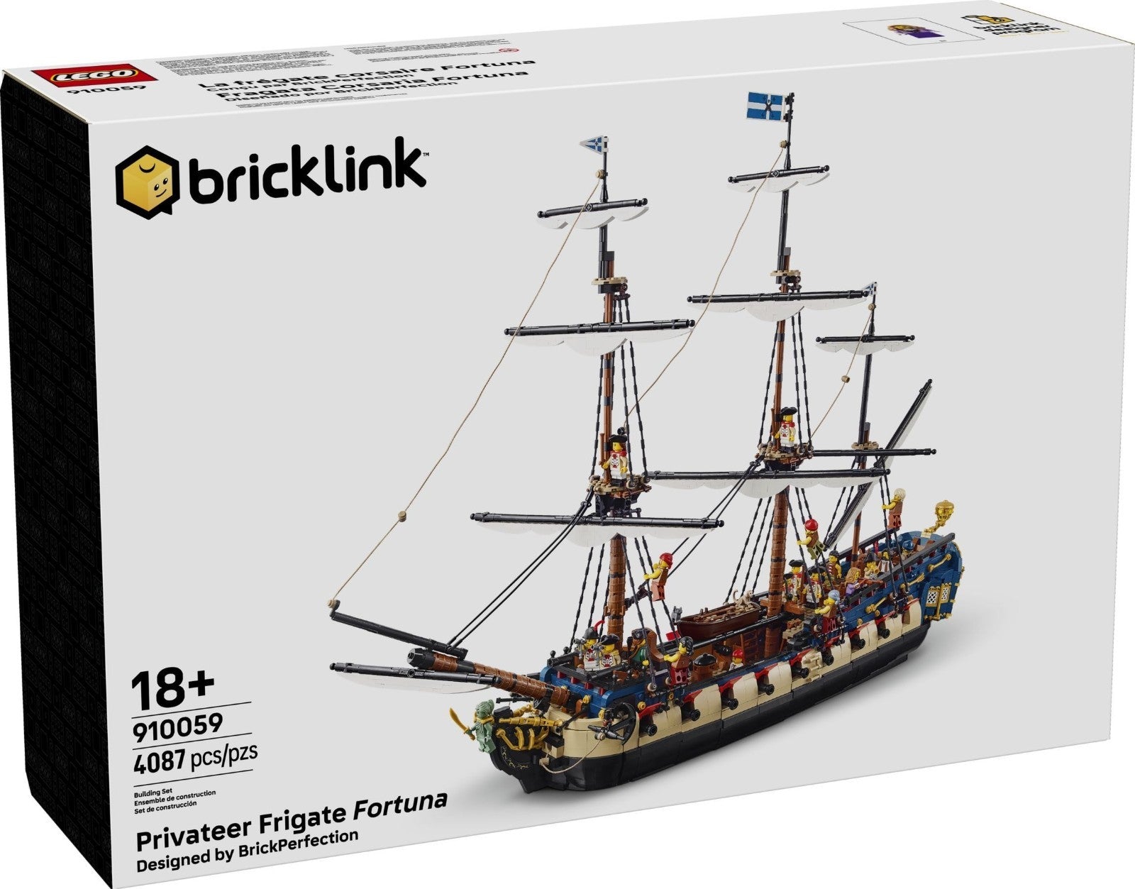 BRICKLINK 910059 Privateer Frigate Fortuna